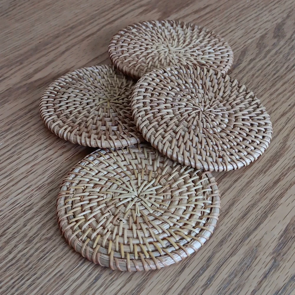 Four Round Coasters - Picture 1 of 2